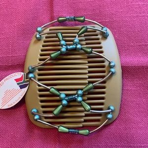 Hand made, fair-trade Hair Comb -Eco-friendly- South African Butterfly comb